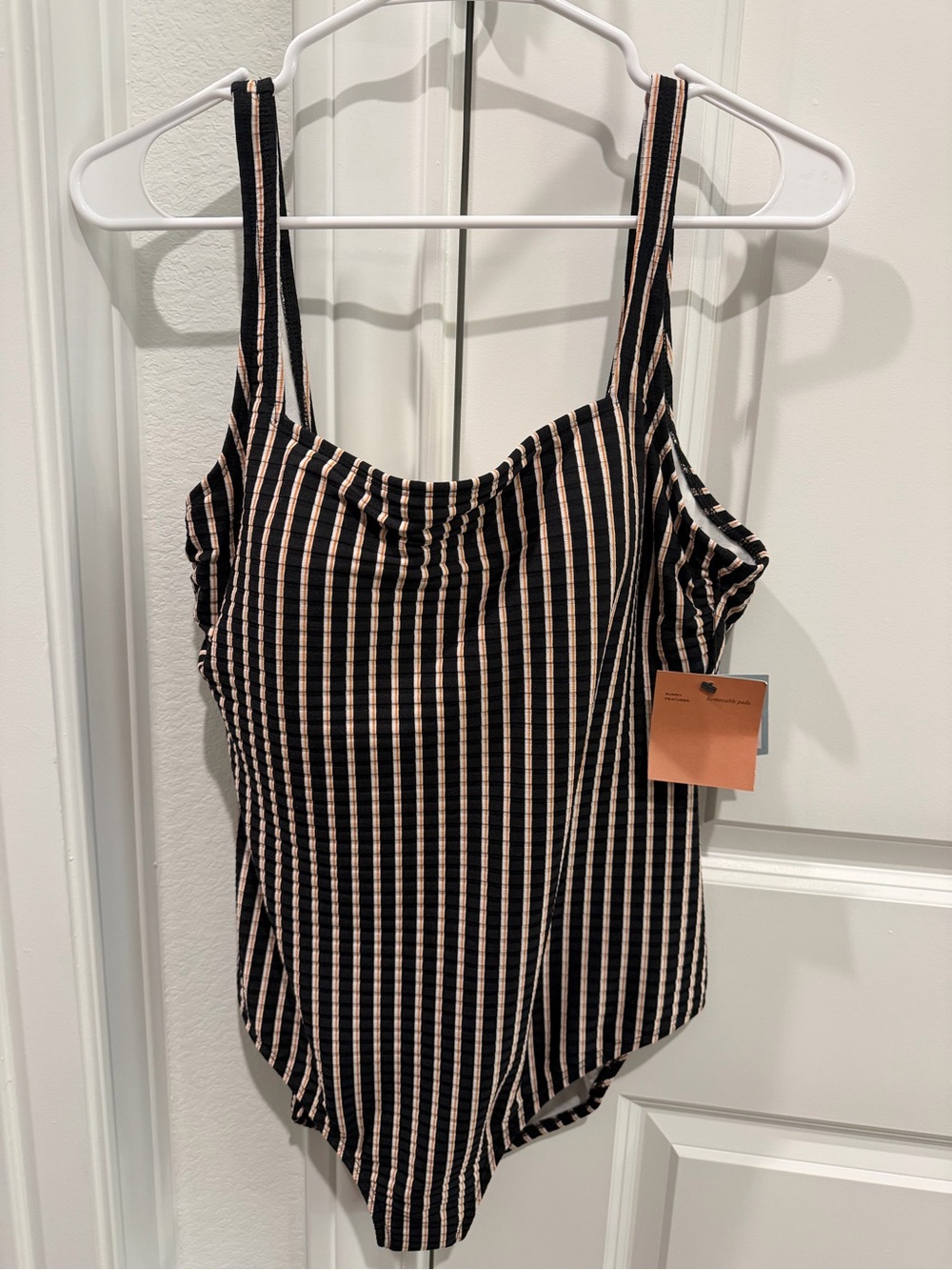 Shade & Shore striped one piece